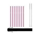 Reusable Organic Bamboo Drinking Straws - Pack Of 4