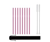 Reusable Silicone Tips For Stainless Steel Straws - 8 Pack