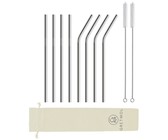 Reusable Silicone Tips For Stainless Steel Straws - 8 Pack