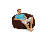 Comfyzak 120cm Beanbag - Timber Suede