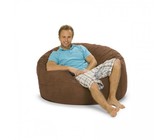 Comfyzak 120cm Beanbag - Timber Suede