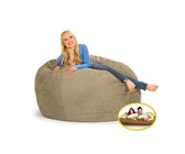 Comfyzak 120cm Beanbag - Timber Suede