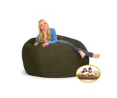 Comfyzak 120cm Beanbag - Timber Suede