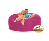 Comfyzak 120cm Beanbag - Royal Purple Corduroy