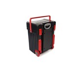 Cadii School Bag - Light Blue Lid with Red Body