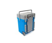 Cadii School Bag - Light Blue Lid with Red Body