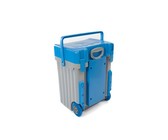 Cadii School Bag - Light Blue Lid with Red Body