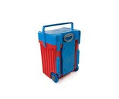 Cadii School Bag - Light Blue Lid with Red Body