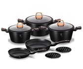 Berlinger Haus 15-Piece Marble Coating Cookware Set - Moonlight Edition