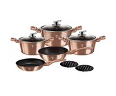 Berlinger Haus 15-Piece Marble Coating Cookware Set - Moonlight Edition