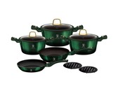 Berlinger Haus 15-Piece Marble Coating Cookware Set - Moonlight Edition