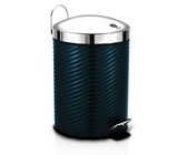 Berlinger Haus 12 Litre Stainless Steel Premium Pedal Bin - Aquamarine