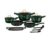 Berlinger Haus 12-Piece Titanium Coating Cookware Set - Emerald Collection
