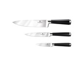 Berlinger Haus 6 Piece Knife Set with Bamboo Cutting Board Burgundy