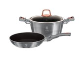 Berlinger Haus 10-Piece Marble Coating Cookware Set - Black Rose Edition