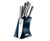 Berlinger Haus 6 Piece Knife Set with Stand - Aquamarine Edition
