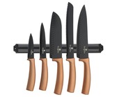 Berlinger Haus 6 Piece Knife Set with Bamboo Cutting Board Burgundy