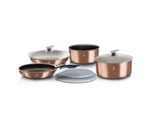 Berlinger Haus 10-Piece Marble Coating Cookware Set - Black Rose Edition