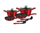 Berlinger Haus 15-Piece Marble Coating Cookware Set - Moonlight Edition