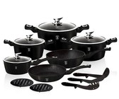 Berlinger Haus 15-Piece Marble Coating Cookware Set - Moonlight Edition