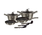 Berlinger Haus 15-Piece Marble Coating Cookware Set - Moonlight Edition