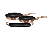 Berlinger Haus 2-Piece Marble Coating Deep Frypan Set