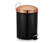 Berlinger Haus 20L Pedal Bin - Black Rose Collection