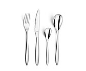 Bulk Pack X 2 Stainless Steel Cutlery Set - 16 Piece, 4 Place Setting