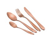 Berlinger Haus 16-Piece Mirror Finish Cutlery Set - Rose Gold Edition