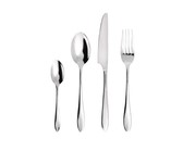 Royalty line 24 Piece Stainless Steel Cutlery Set - Silver (24s2)