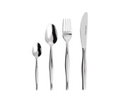 Royalty line 24 Piece Stainless Steel Cutlery Set - Silver (24s2)