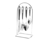 Royalty line 24 Piece Stainless Steel Cutlery Set - Silver (24s2)