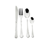 Royalty line 24 Piece Stainless Steel Cutlery Set - Silver (24s2)