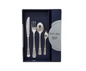 Royalty line 24 Piece Stainless Steel Cutlery Set - Silver (24s2)