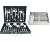 Royalty line 24 Piece Stainless Steel Cutlery Set - Silver (24s2)