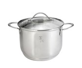 Berlinger Haus 24cm Marble Coating Stock Pot with Lid - Stone Touch Line