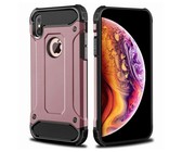 Digitronics Shockproof Protective Case for iPhone XS/X - Rose Gold