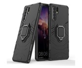 Magnetic Kickstand Ring Stand Case for Huawei Mate 20 Lite Red