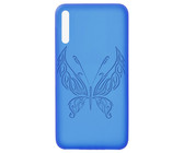 RedDevil Huawei P30 Engraved Back Cover - Butterfly Blue