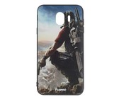 RedDevil Samsung J7 Pro Silicone Back Cover - Black
