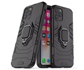 Shockproof Kickstand Ring Stand Armor Case for iPhone 11 Pro - Red