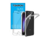 Tekron Double Pack Tempered Glass & Protective Case for iPhone 8 / 7