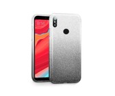 Tekron Glitter Sparkle Gradient Case for iPhone XS Max - Silver to Blue