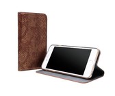 X-ONE Luxurious Genuine Deer Leather Cover for iPhone 6 - Brown