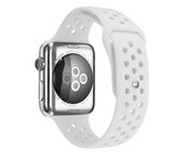 Killerdeals Silicone Strap for 42mm Apple Watch (M/L) - White and Black