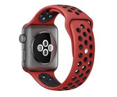 Killerdeals Silicone Strap for 38mm Apple Watch - Black & Orange Camo