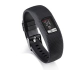 TUFF-LUV Silicone Sports Strap for Apple Watch 4 - Black 44mm