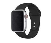 TUFF-LUV Silicone Sports Strap for Apple Watch 4 - Black 44mm
