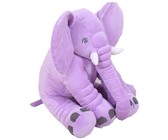 Plush Elephant Soft Appease Elephant Playmate Calm Doll Baby Toy - Purple