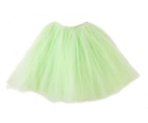 Long Fluffy Tulle Tutu Skirt in Color Light Pink